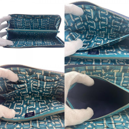 Hermes Azap Long Silk Inn Round Zipper Long Wallet Branded Card Holder Coin