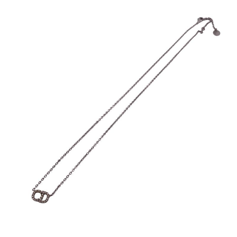 Dior Cles Dee Lune Necklace Branded Chain Jewelry Silver Women