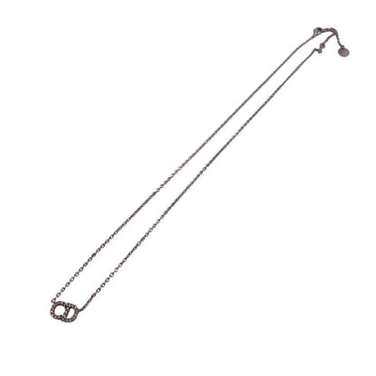 Dior Cles Dee Lune Necklace Branded Chain Jewelry Silver Women