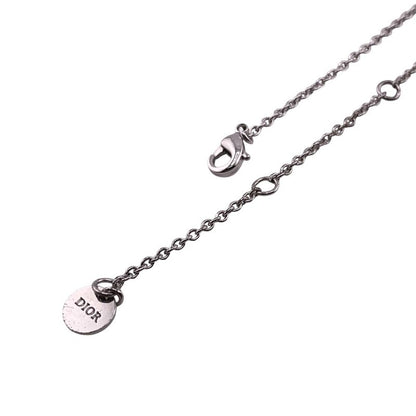 Dior Cles Dee Lune Necklace Branded Chain Jewelry Silver Women