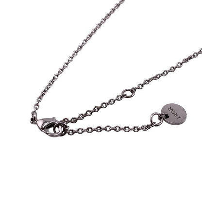 Dior Cles Dee Lune Necklace Branded Chain Jewelry Silver Women