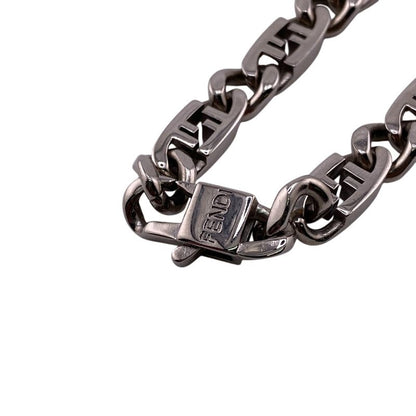 Fendi Or Lock Bracelet Branded Accessory Silver Ladies