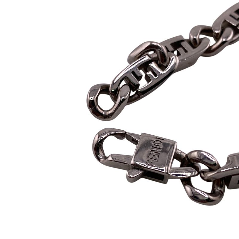 Fendi Or Lock Bracelet Branded Accessory Silver Ladies