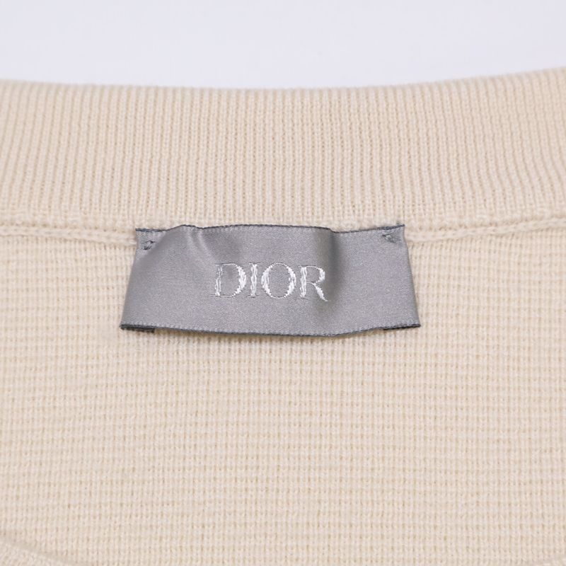 DIOR Beige 513m617a2000 CD Icon Sweater L