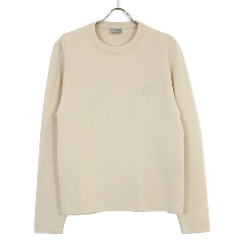 DIOR Beige 513m617a2000 CD Icon Sweater L