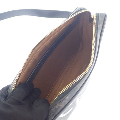 Celine Medium Messenger 194502cim.38og Shoulder Bag PVC Black Gold Hardware