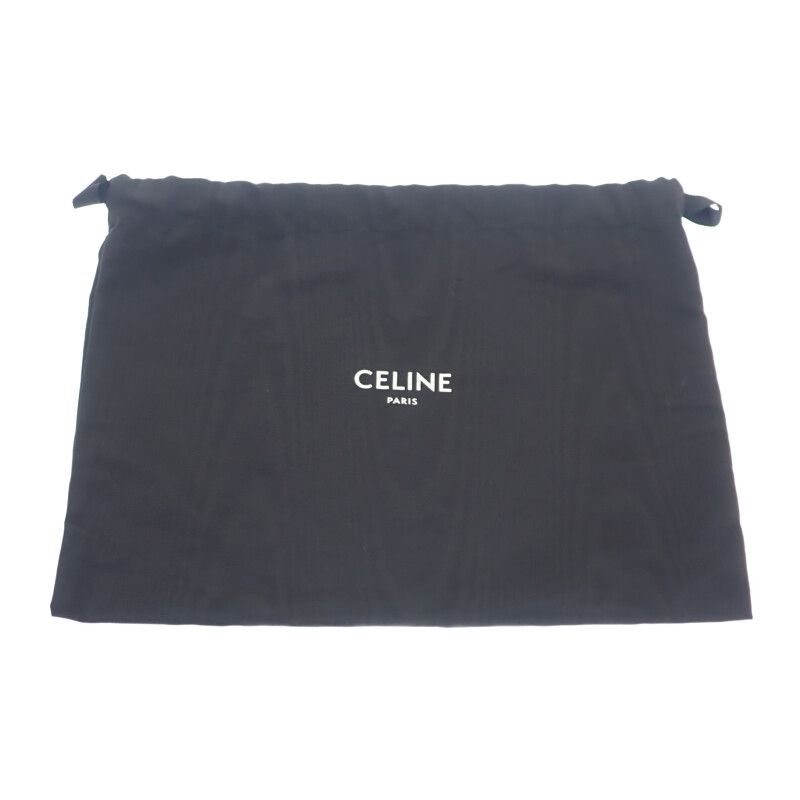 Celine Medium Messenger 194502cim.38og Shoulder Bag PVC Black Gold Hardware
