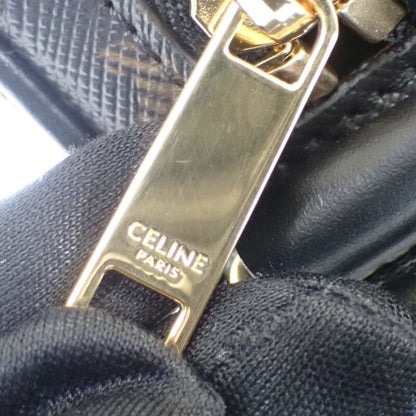 Celine Medium Messenger 194502cim.38og Shoulder Bag PVC Black Gold Hardware
