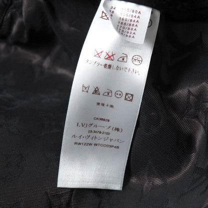 Louis Vuitton Trench Coat Size 38 Monogram Satin Logo Allover Belted Double