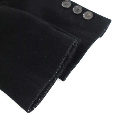 Gucci Horsebit Wool Long Coat 204897 Zs828 Black 38