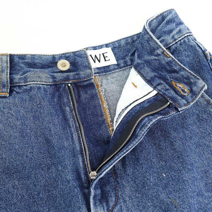 Loewe Anagram Shorts Anagram Damaged Denim Shorts S359y11xc7 Indigo 36