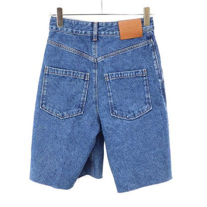 Loewe Anagram Shorts Anagram Damaged Denim Shorts S359y11xc7 Indigo 36