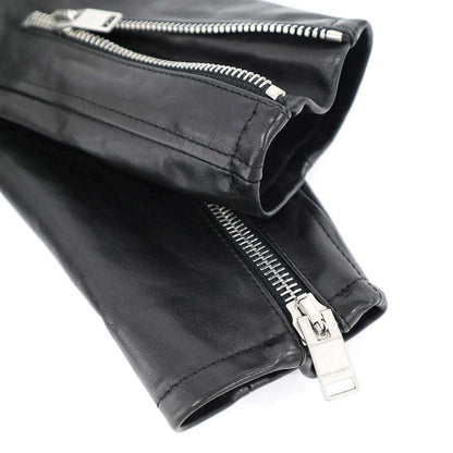 Saint Laurent Paris 16aw L01 Classic Motorcycle Calf Double Leather Riders