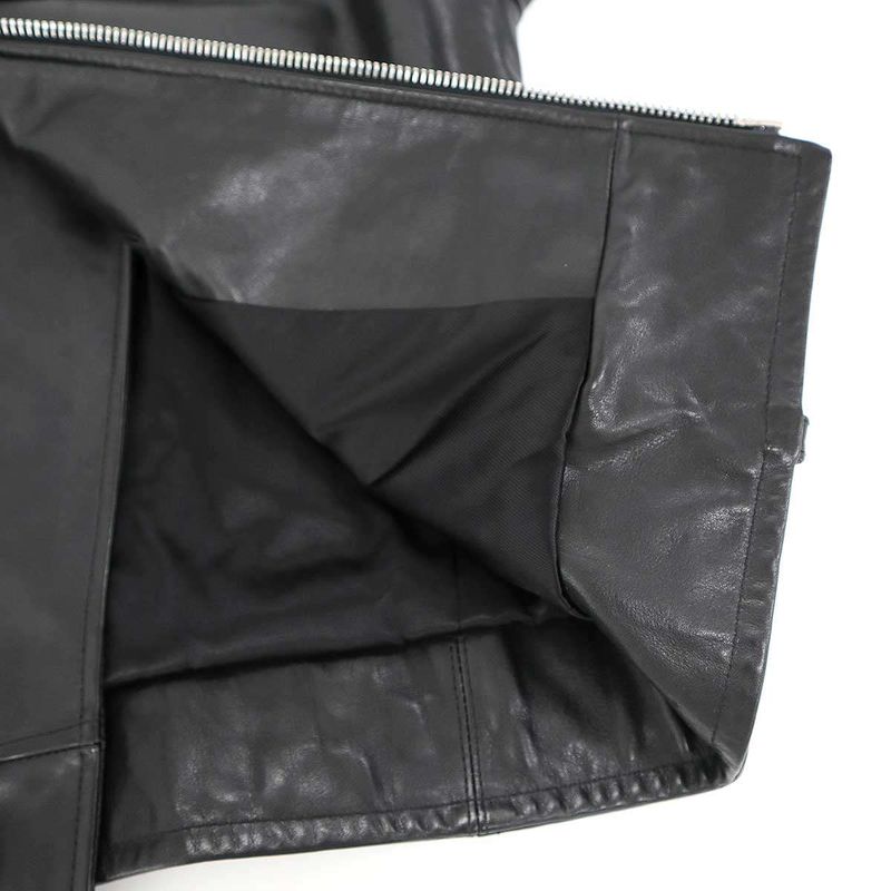 Saint Laurent Paris 16aw L01 Classic Motorcycle Calf Double Leather Riders