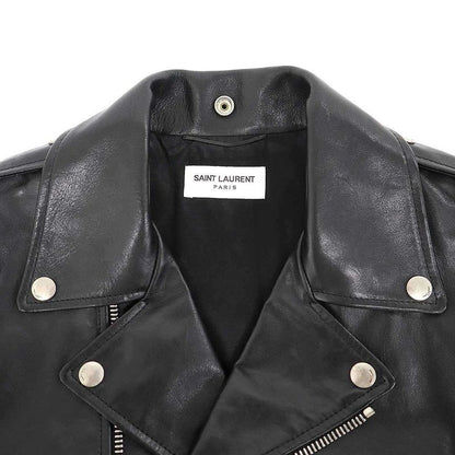 Saint Laurent Paris 16aw L01 Classic Motorcycle Calf Double Leather Riders