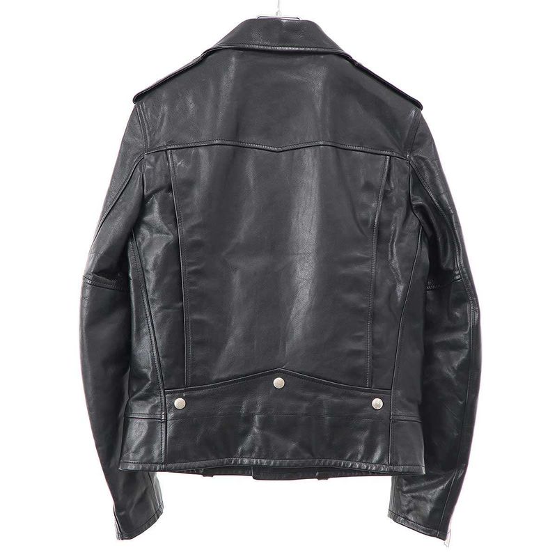 Saint Laurent Paris 16aw L01 Classic Motorcycle Calf Double Leather Riders