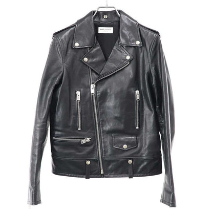 Saint Laurent Paris 16aw L01 Classic Motorcycle Calf Double Leather Riders