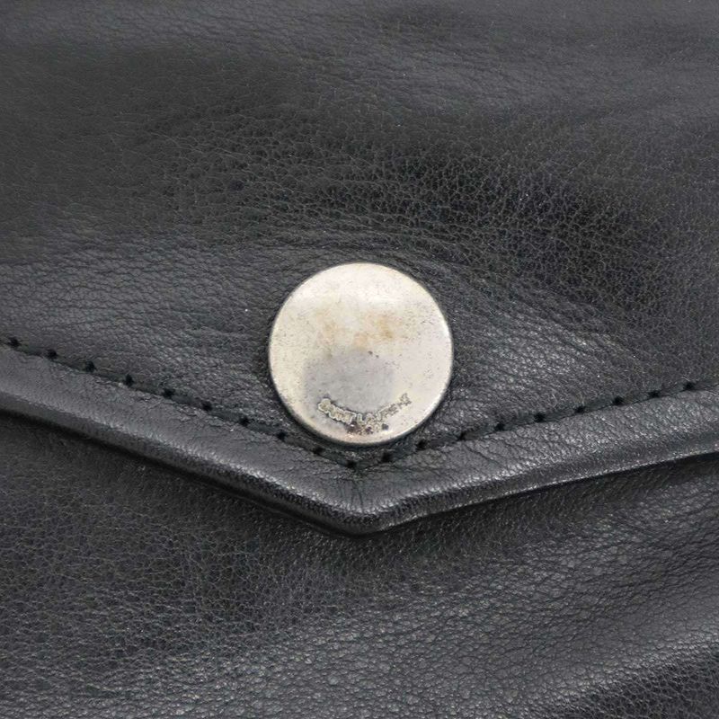 Saint Laurent Paris 16aw L01 Classic Motorcycle Calf Double Leather Riders