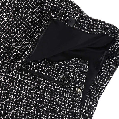 Chanel Cropped Tweed Trouser Pants P74432v65925 Black 38