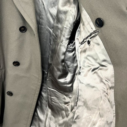 Hermes Long Coat Chester Pt9617 Wool Glaze Gray