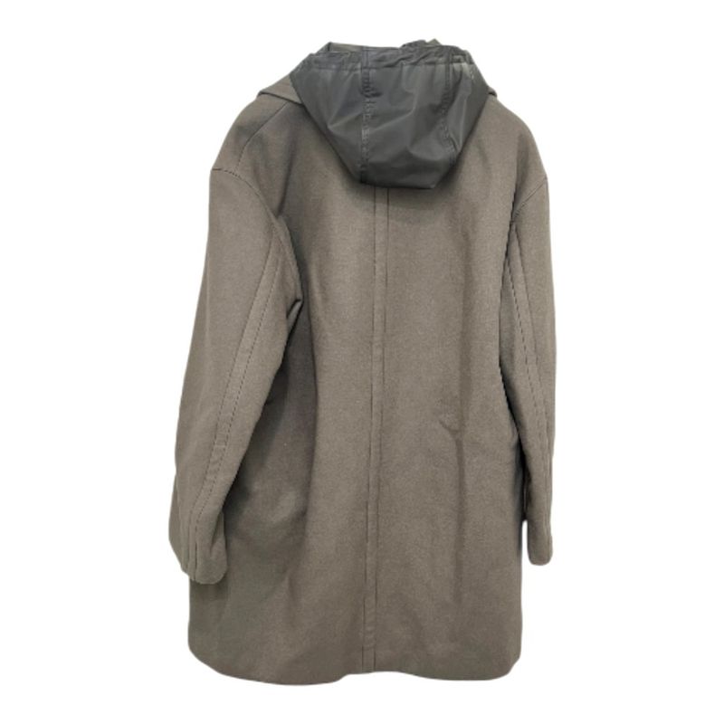 Hermes Long Coat Chester Pt9617 Wool Glaze Gray