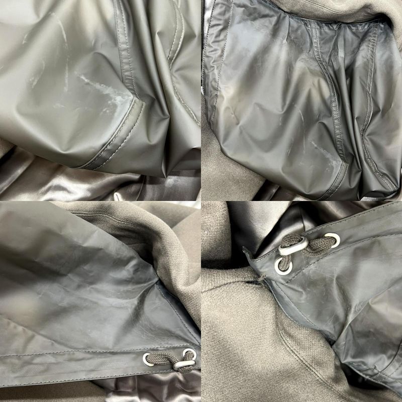 Hermes Long Coat Chester Pt9617 Wool Glaze Gray