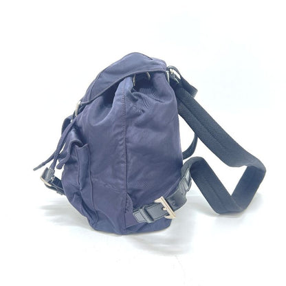Prada Backpack Sac Triangle Logo Triangle Logo Plate B6677 Nylon Prugna Purple