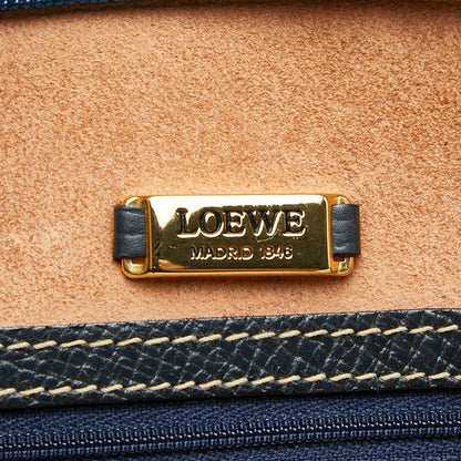 Loewe Handbag Tote Bag Blue Leather Women's Loewe