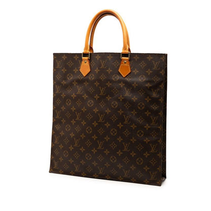 Louis Vuitton Monogram Sac Pura Handbag Tote Bag M51140 Brown PVC Leather Women