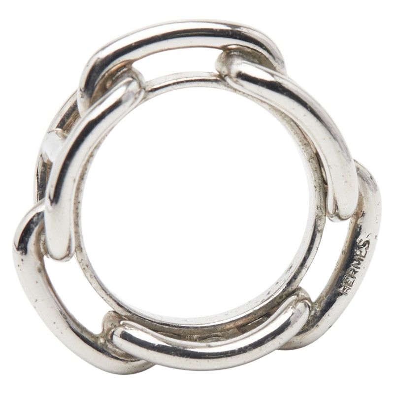 Hermes Chaine D'ancre Silver Metal Ladies Hermes