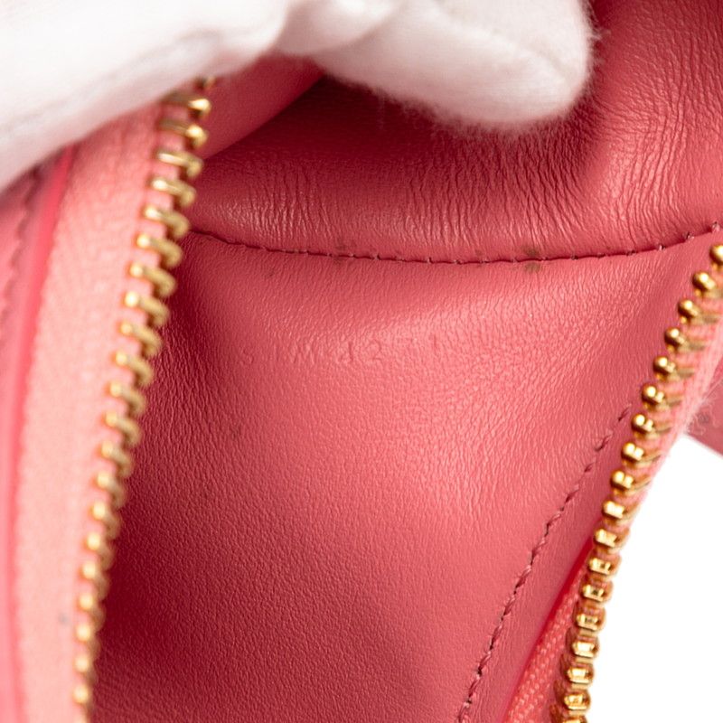 Celine Handbag Hobo Bag Pink Leather Women's Celine