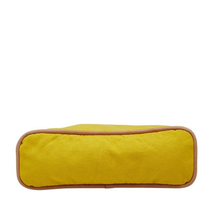 Hermes Bolide Pouch 25 Pouch Small Yellow Canvas Women Hermes