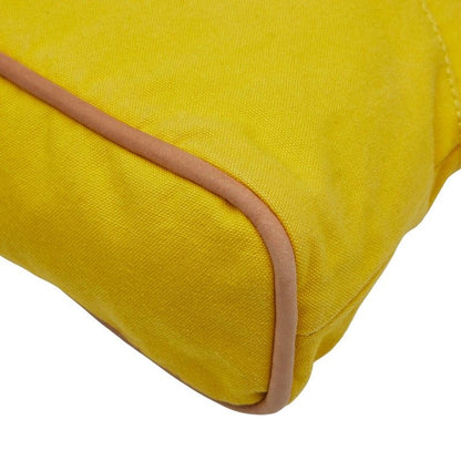 Hermes Bolide Pouch 25 Pouch Small Yellow Canvas Women Hermes