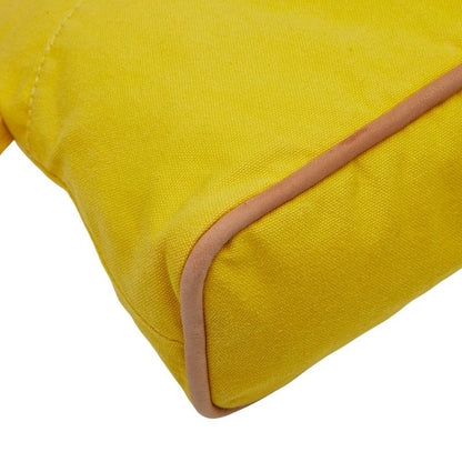 Hermes Bolide Pouch 25 Pouch Small Yellow Canvas Women Hermes