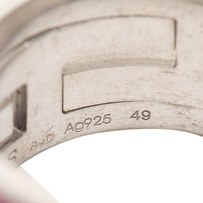 Hermes Move Ashe Ring #49 Sv925 Silver Ladies Hermes