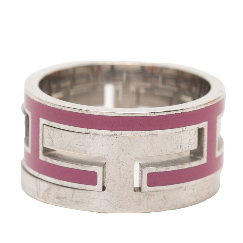 Hermes Move Ashe Ring #49 Sv925 Silver Ladies Hermes