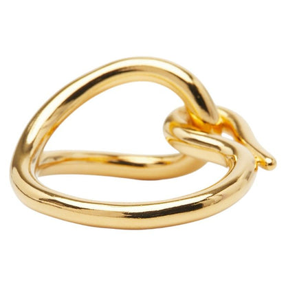 Hermes Jumbo Gold Plated Ladies Hermes