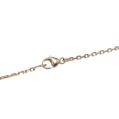 Hermes Amulet Padlock PM Pendant Necklace Gold Brown Plated Buffalo Horn Ladies