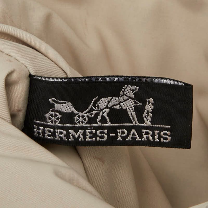 Hermes Bolide Pouch 20 Beige Canvas Women Hermes