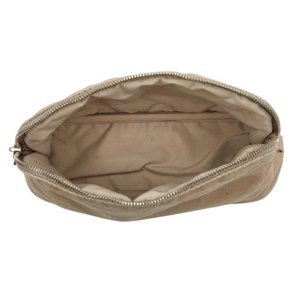 Hermes Bolide Pouch 20 Beige Canvas Women Hermes