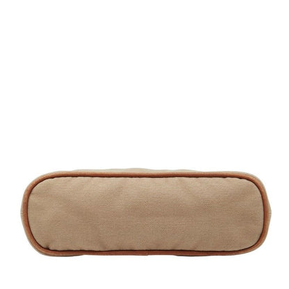 Hermes Bolide Pouch 20 Beige Canvas Women Hermes