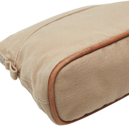 Hermes Bolide Pouch 20 Beige Canvas Women Hermes