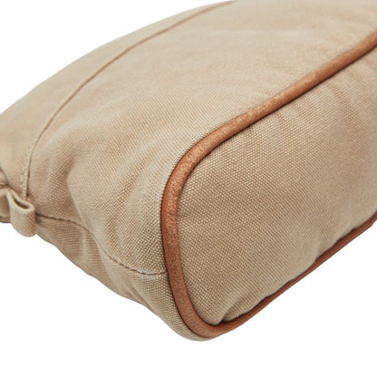 Hermes Bolide Pouch 20 Beige Canvas Women Hermes