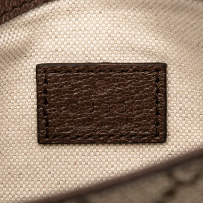 Gucci GG Supreme Horsebit 1955 Handbag One Shoulder Bag 2WAY 774209 Beige Brown