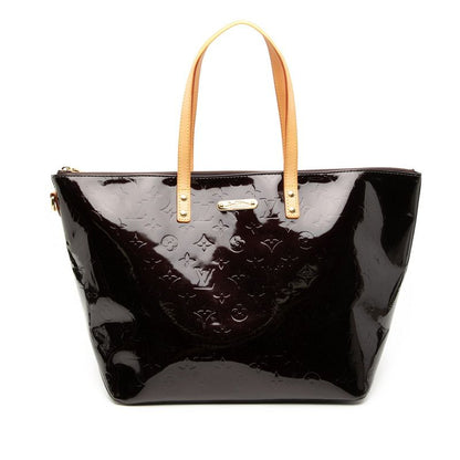 Louis Vuitton Monogram Vernis Bellevue GM Tote Shoulder Bag M93589 Amarante