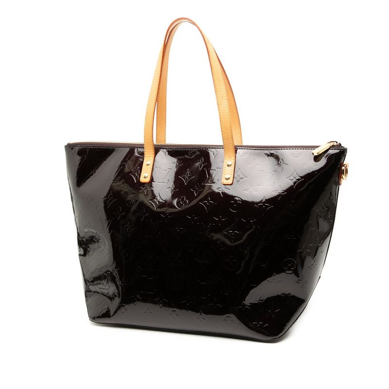 Louis Vuitton Monogram Vernis Bellevue GM Tote Shoulder Bag M93589 Amarante