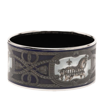 Hermes Emile TGM Cloisonne Silver Multicolor Metal Ladies Hermes