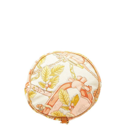 Loewe Anagram Botanical Motif Shoulder Tote Shoulder Bag Beige Multicolor