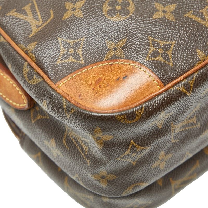Louis Vuitton Monogram Nile Crossbody Shoulder Bag M45244 Brown PVC Leather
