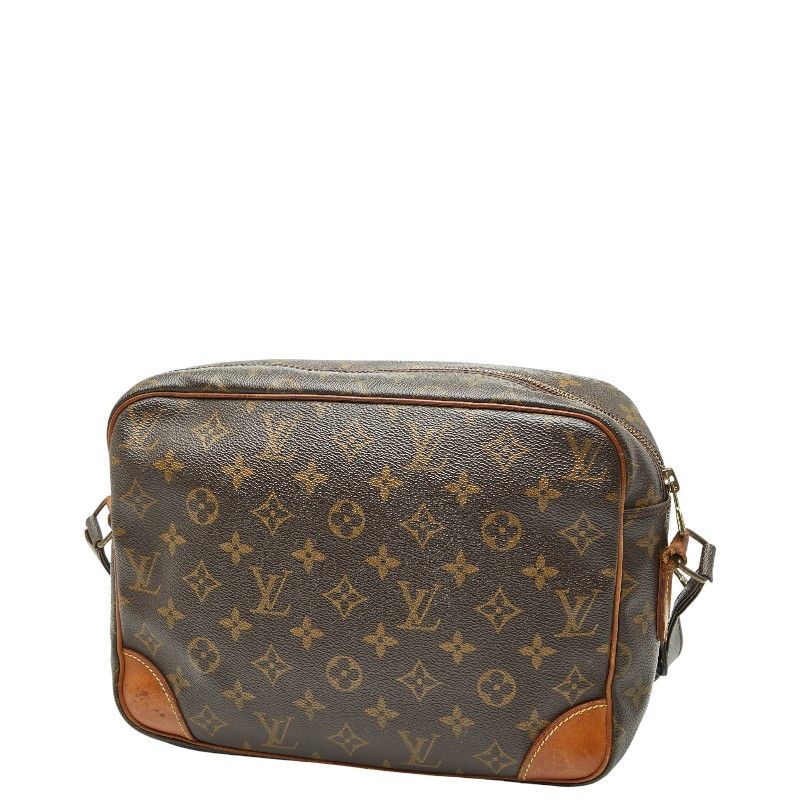 Louis Vuitton Monogram Nile Crossbody Shoulder Bag M45244 Brown PVC Leather